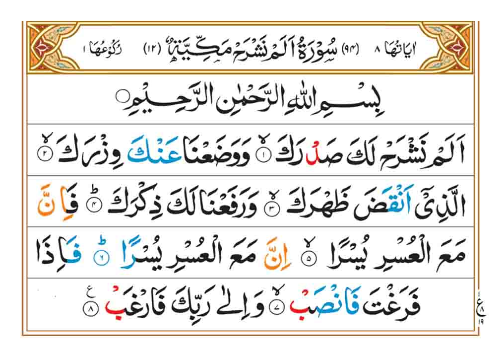 Surah Alam Nashrah