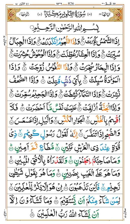 Surah Takwir