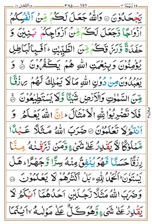 Surah Nahl